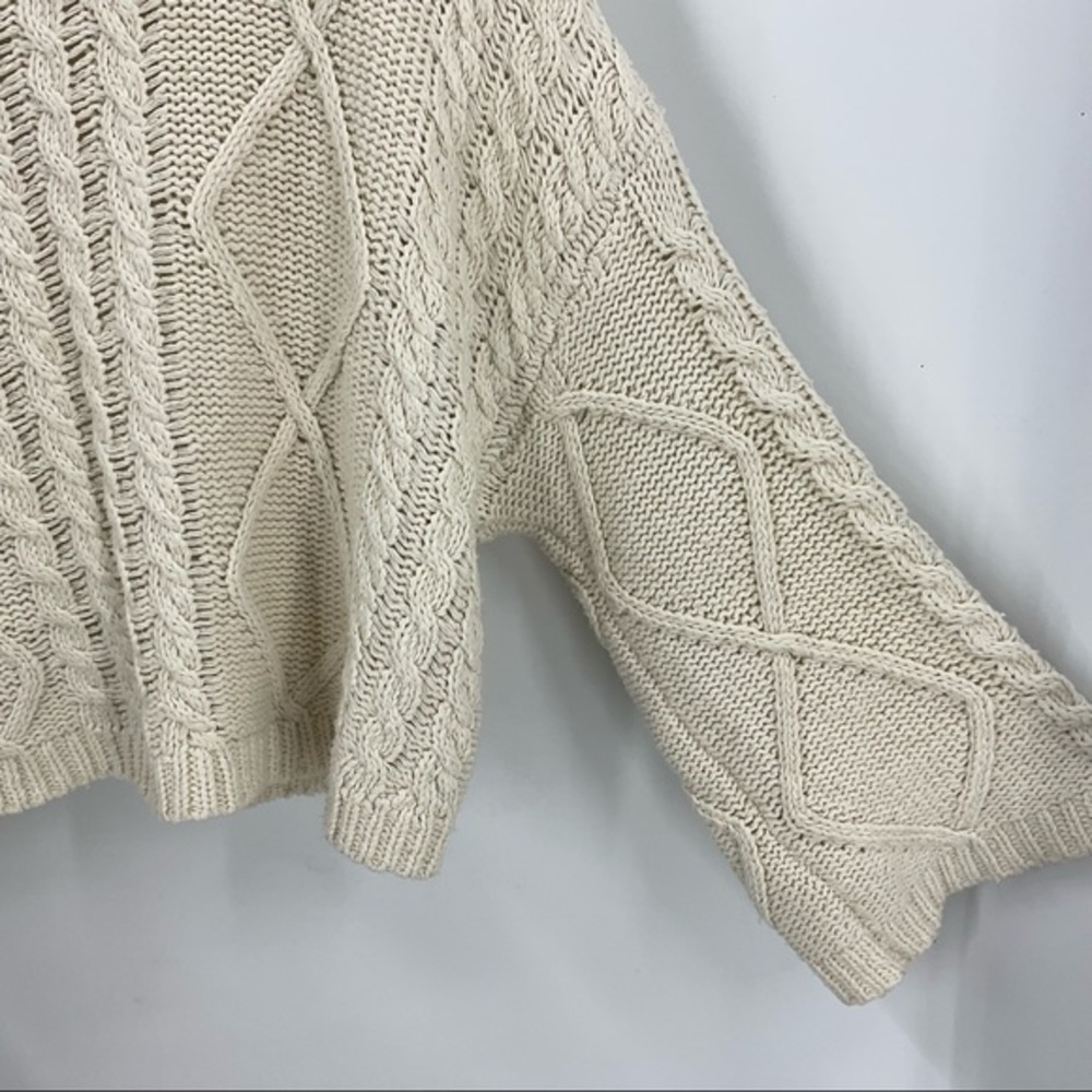 The Native One Oversized Turtleneck Cableknit Cro… - image 6